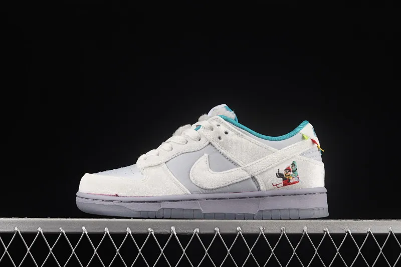 All categories Nk SB Dunk series Nk SB Dunk Low low-top sneakers Nk Dunk Low ICE ice and snow color SB smashed backboard fashion casual sneakers DO2326-001